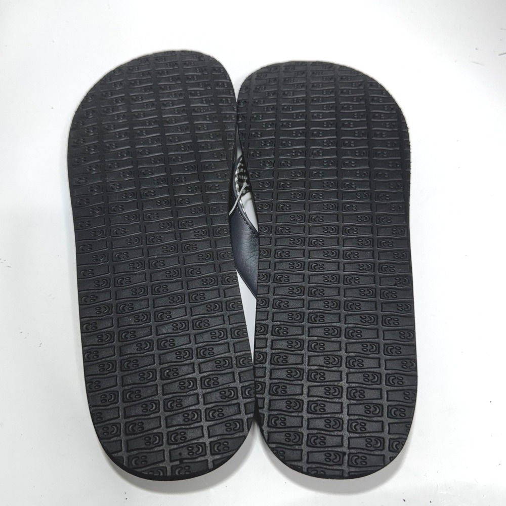 Sanuk Womens Yoga Mat Flip Flop Black Grey Gingham Sandals Size 7 SWS2908C NEW - Picture 7 of 7